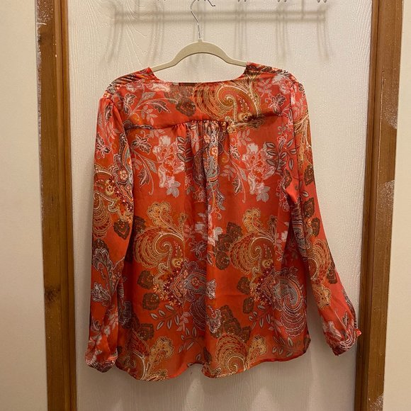 Ana Patterned Long Sleeved Blouse - Picture 2 of 3